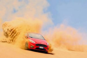 dusty car